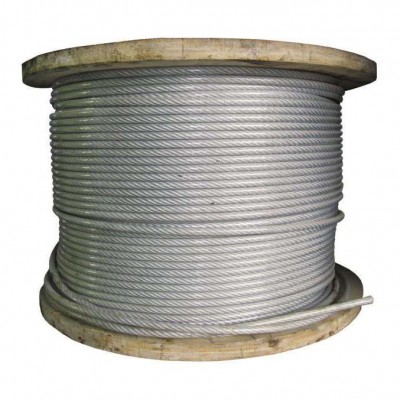 China Suppliers galvanized steel wire rope 6*7