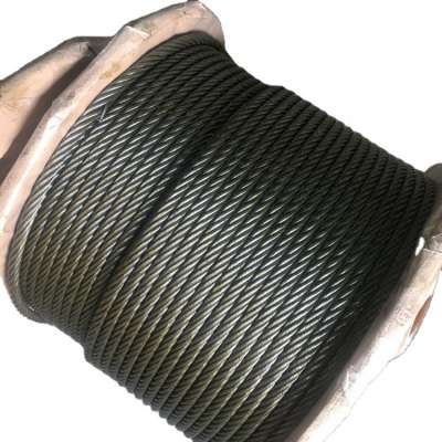 black steel wire rope 6x19s+iwr 19mm