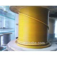 transparent PVC coated steel wire rope 7x19