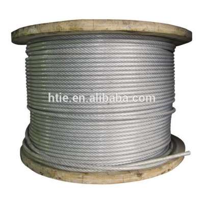 galvanized steel wire rope 6x19+iws