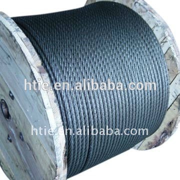 galvanized steel wire rope 6x19S+IWR